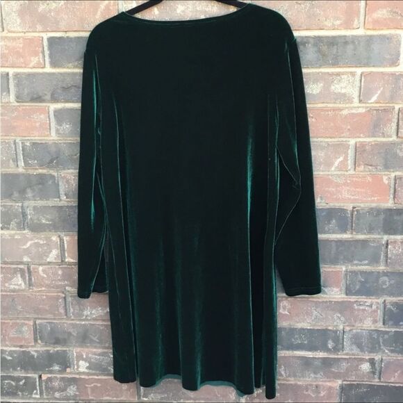 Vintage Jaqueline Ferrar shift dress velvet witchy witchycore whimsigoth gothic - Picture 3 of 3